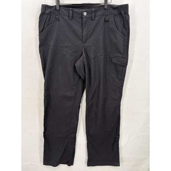 Duluth Trading Co Pants - Duluth Flex Dry on the Fly Convertible Bootcut Pants Womens 18 Black Stretch